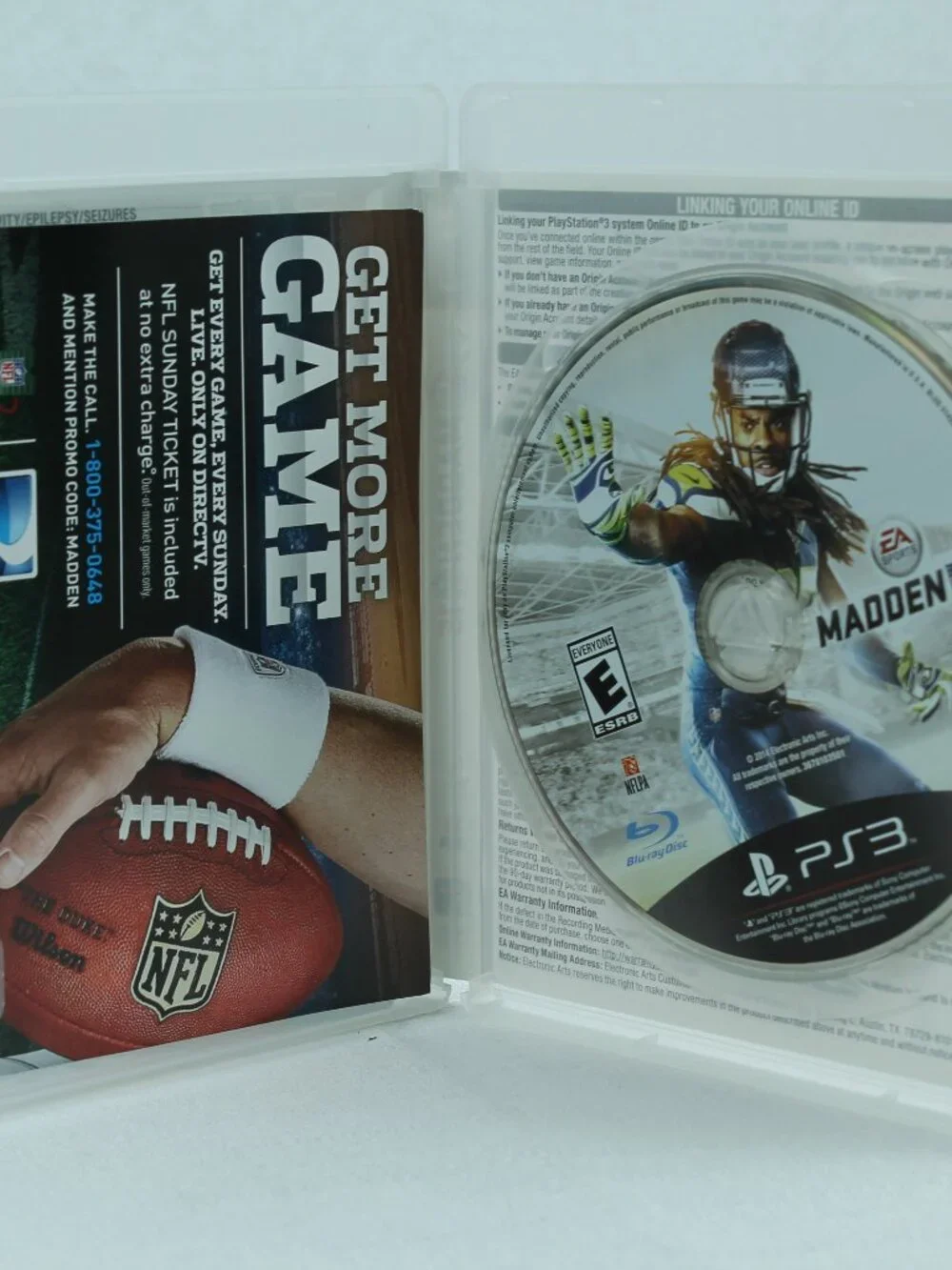 Madden NFL 15 (PS3 PlayStation 3) Complete CIB Football